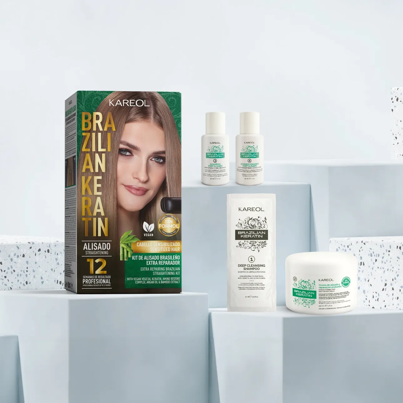 EXTRA REPAIRING STRAIGHTENING KIT BRAZILIAN KERATIN