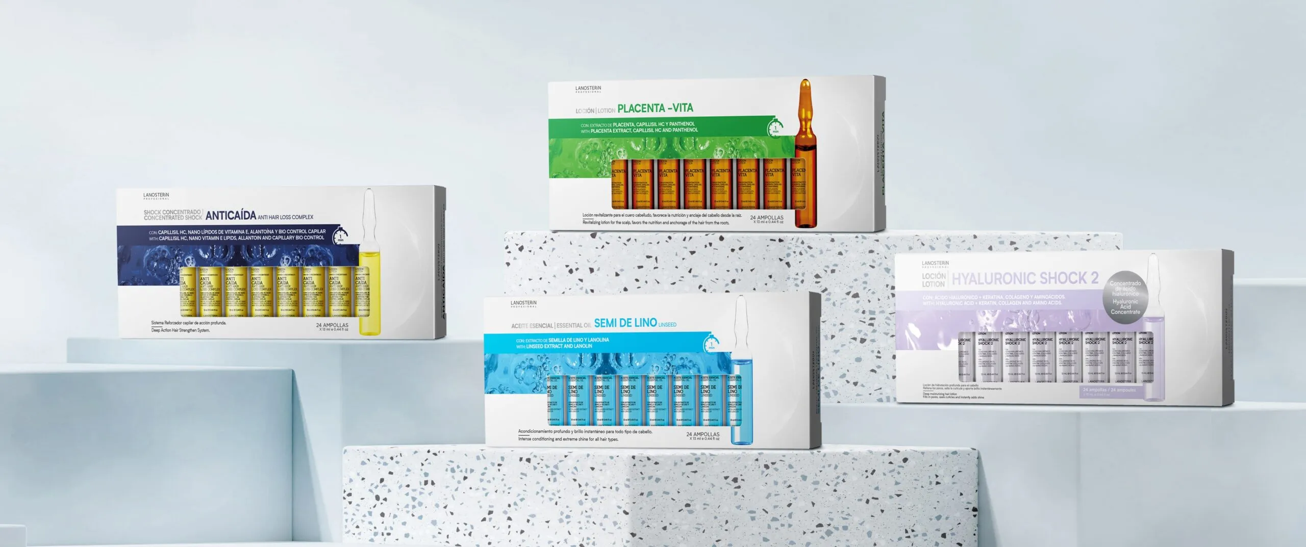 Anticaída - Placenta Vita - Semi de Lino - Hyaluronic Shock 2